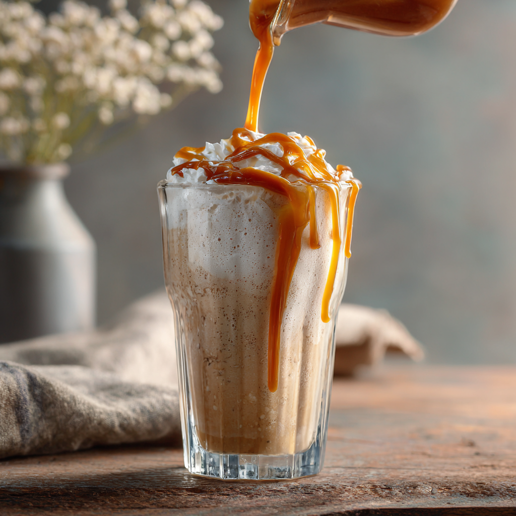 pouring-homemade-caramel-frappuccino-by-saltbush-brew