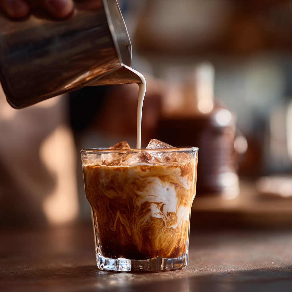 pouring-iced-latte-hazelnut