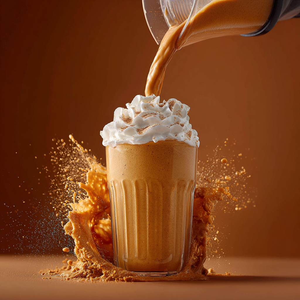 Pouring-Pumpkin-Spice-Creme-Frappuccino-by-Saltbush-Brew