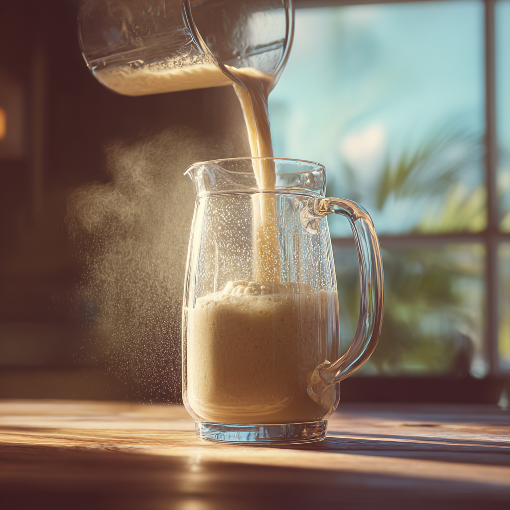 pouring-vanilla-bean-frappuccino-by-saltbush-brew